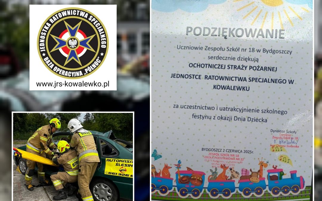 POKAZ RATOWNICTWA TECHNICZNEGO Z OKAZJI DNIA DZIECKA